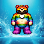 Rainbow Daddy Bear - Clothing