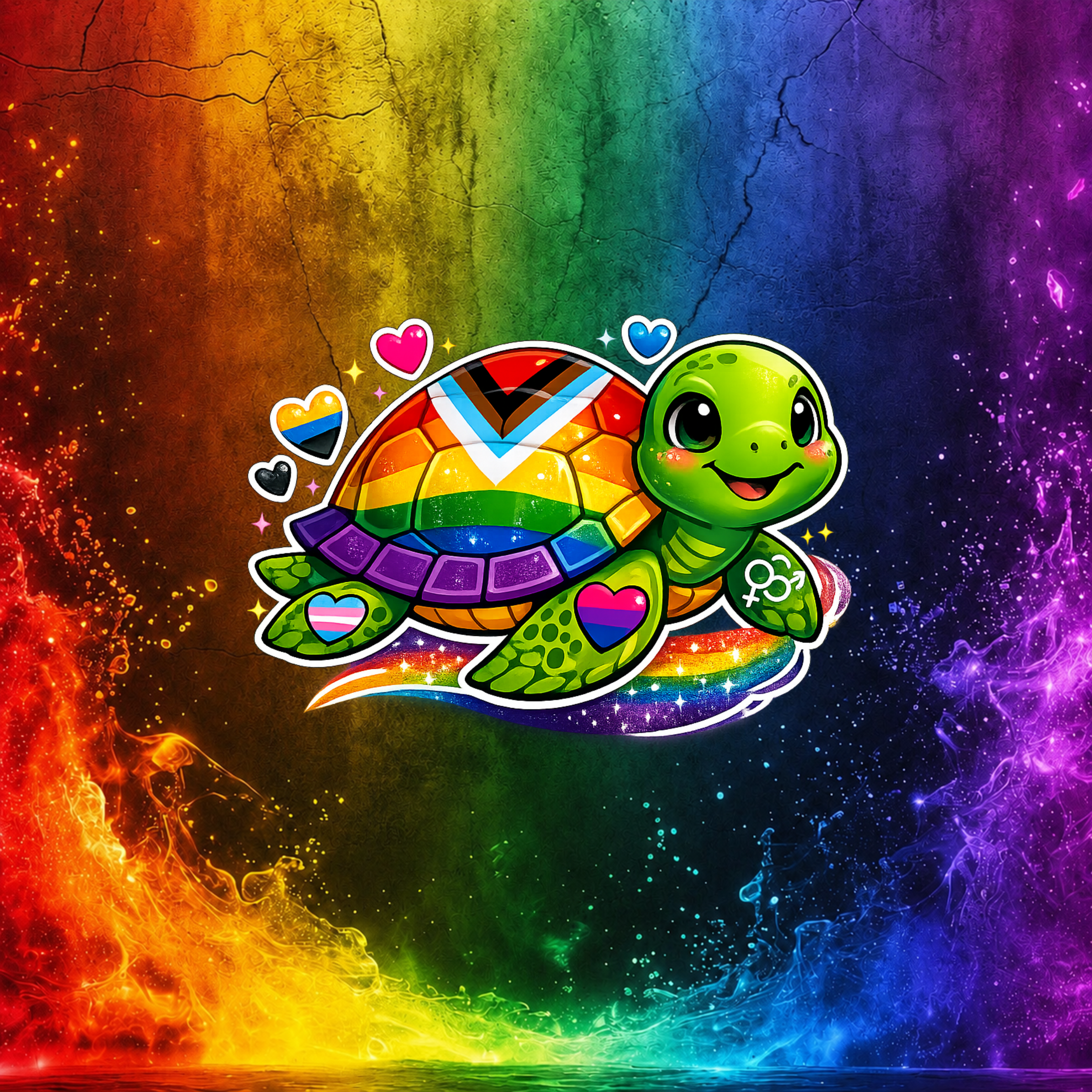 Pride Turtle - Clothing