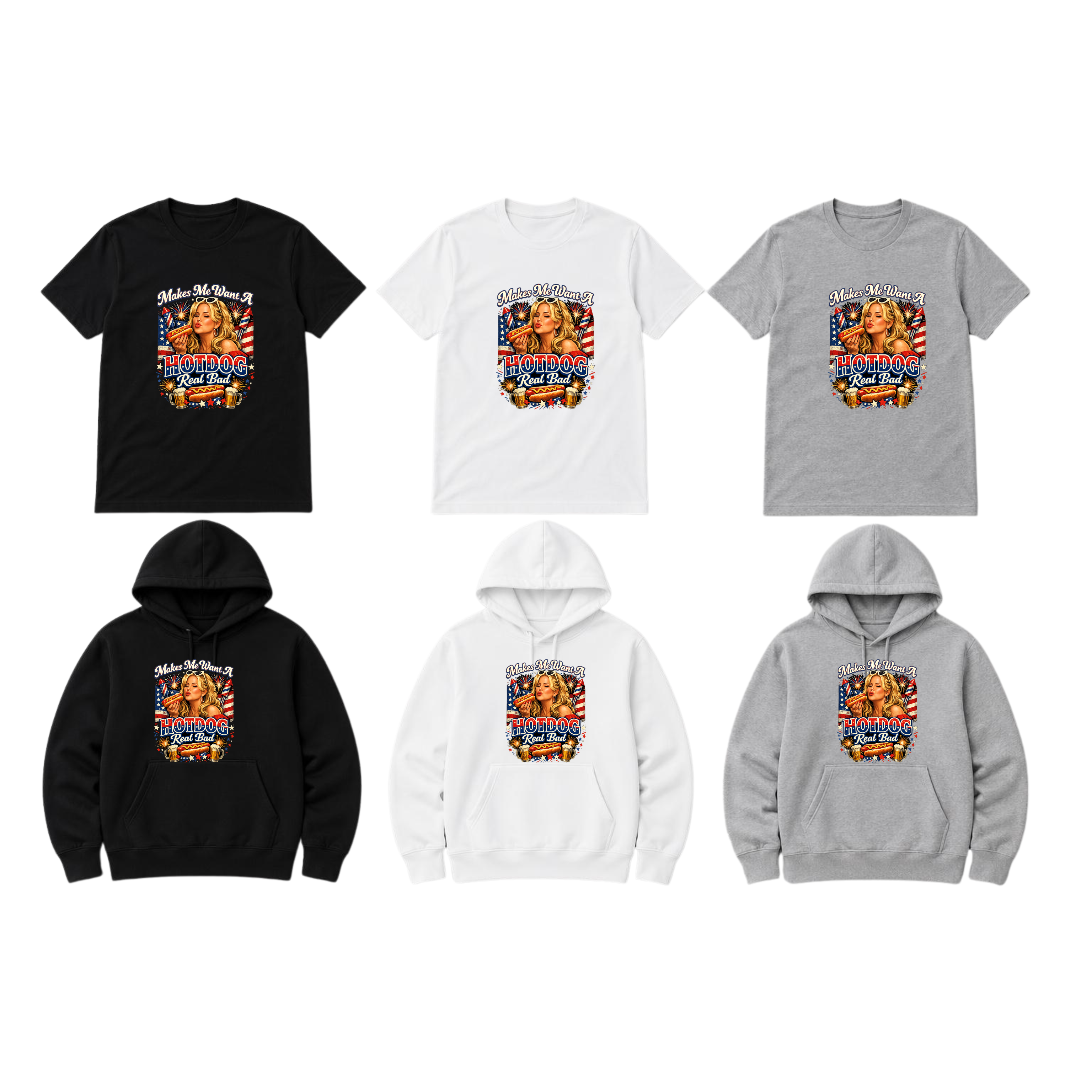 Makes Me Want A Hot Dog - Clothing