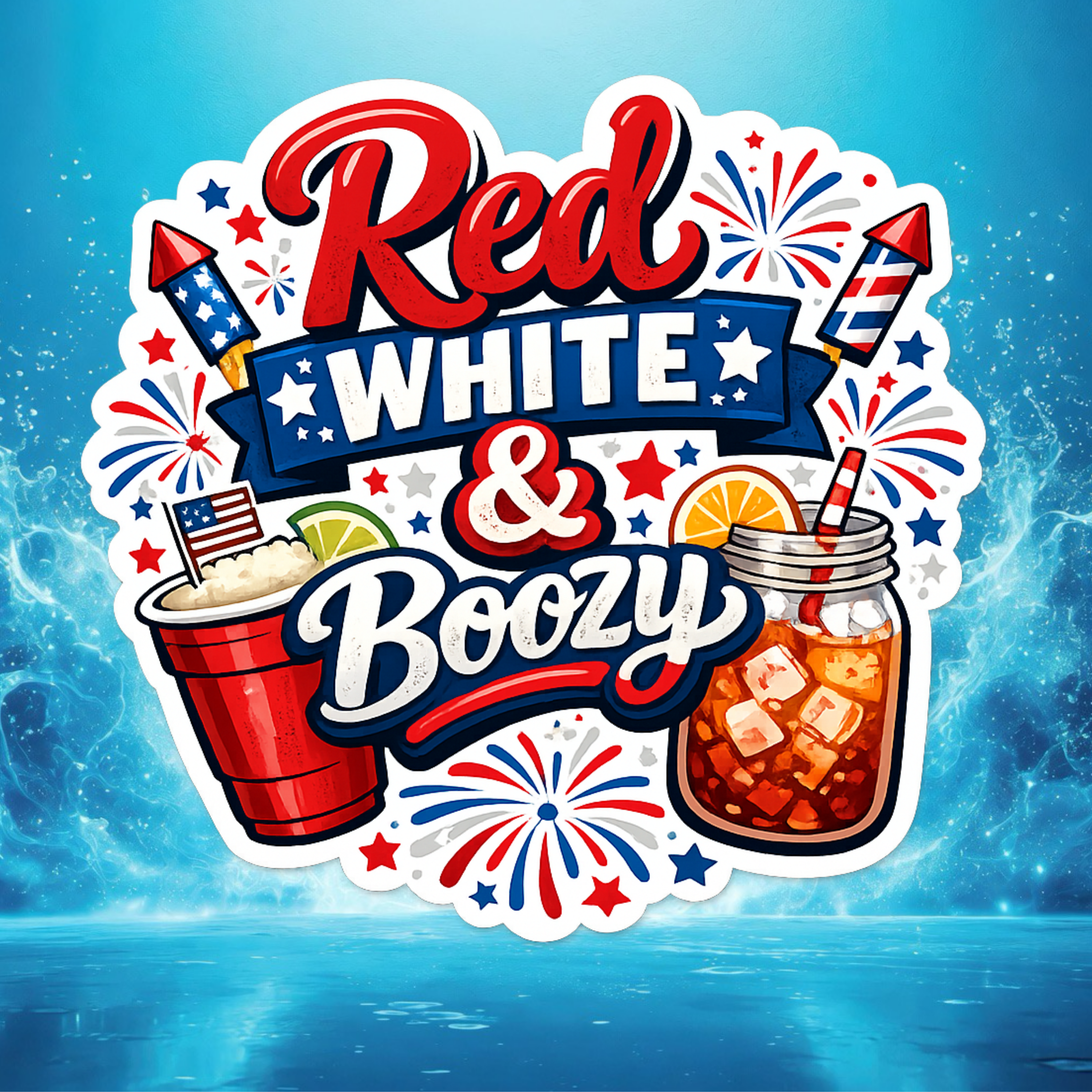 Red, White, and Boozy - Clothing