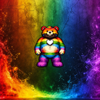 Rainbow Daddy Bear - Clothing