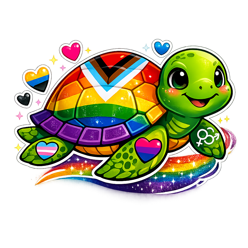Pride Turtle - Clothing