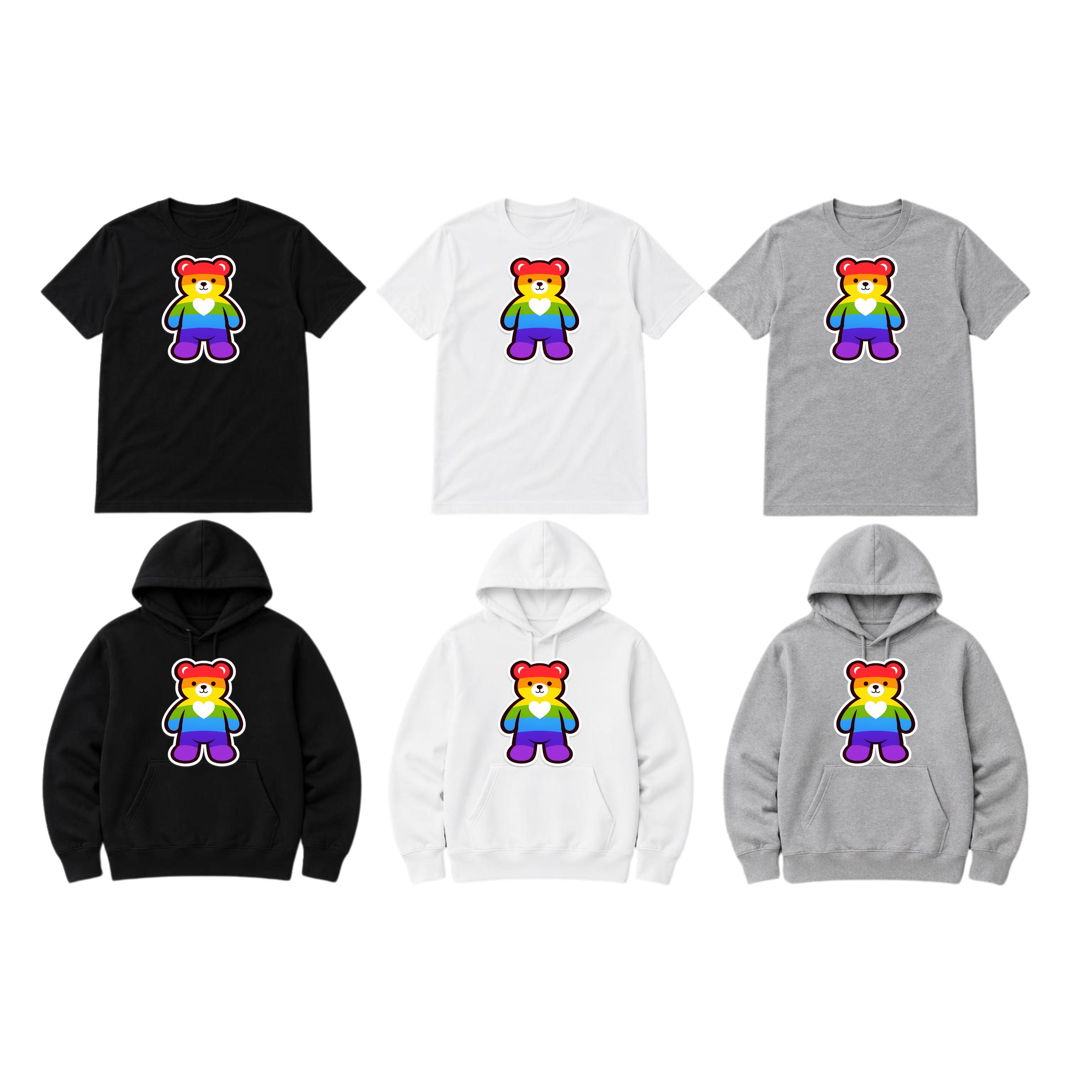 Rainbow Bear - Clothing