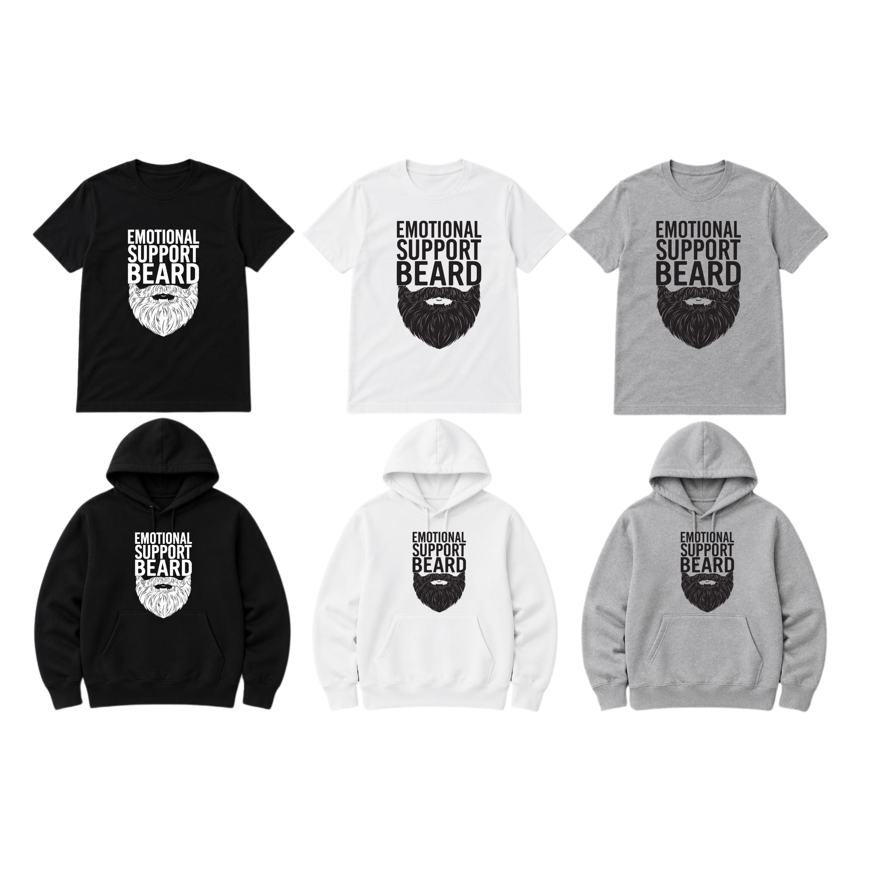 Emotional Support Beard - Clothing